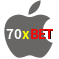 Aplicativo 70xbet para iOS